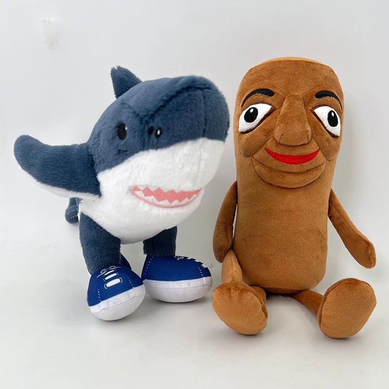 30Cm Italian Brainrot Tralalero Tralala Plush Doll Anime Stuffed Soft Cushion Pillow Peripheral Toy Fans Custom Gift
